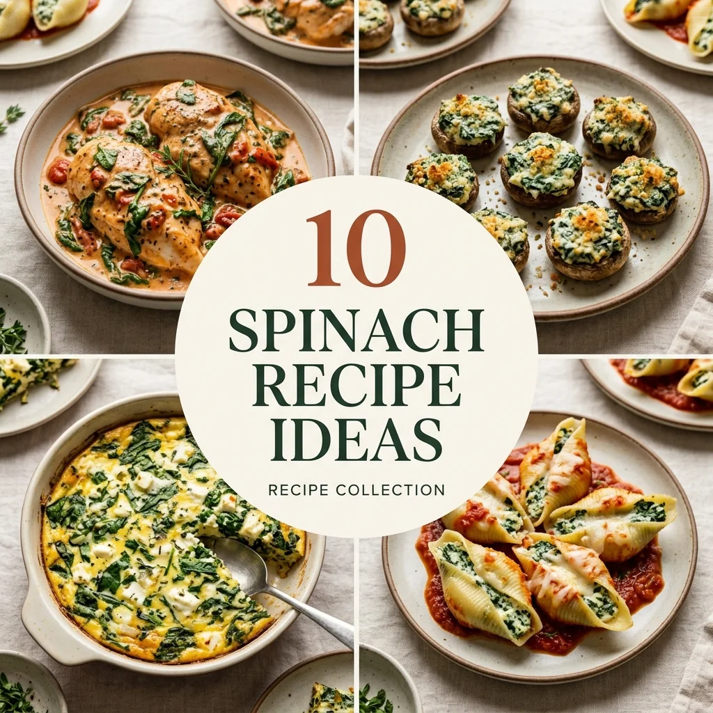 Spinach Recipe Ideas — 10 recipe ideas