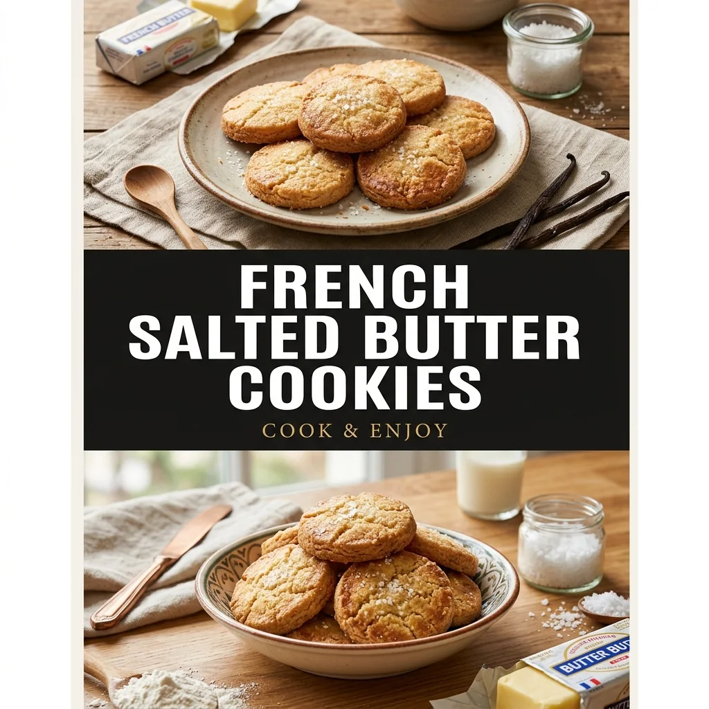 French Salted Butter Cookies recipe poster